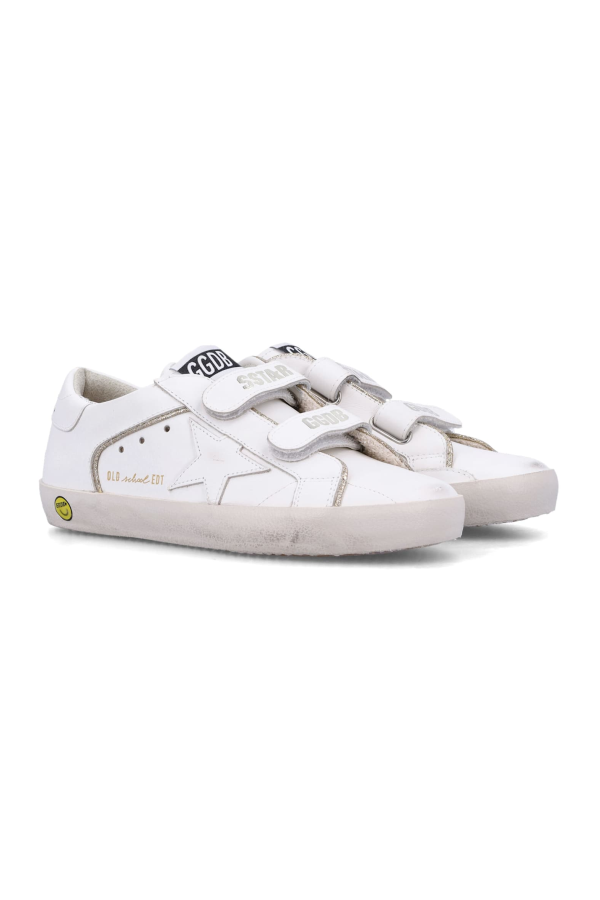 KIDS Golden Goose Old School Sneakers - White/Platinum