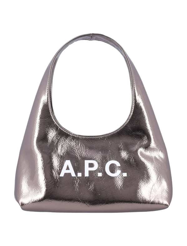 A.P.C. Baby Ninon Shoulder Bag - Silver