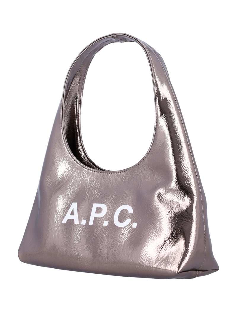 A.P.C. Baby Ninon Shoulder Bag - Silver