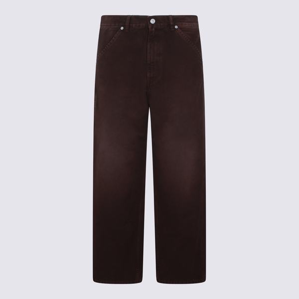 Marni Cocoa Cotton Pants - Brown