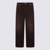 Marni Cocoa Cotton Pants - Brown - Thumbnail 1