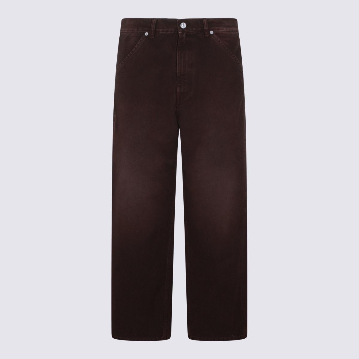 Marni Cocoa Cotton Pants - Brown - Image 1 of 4