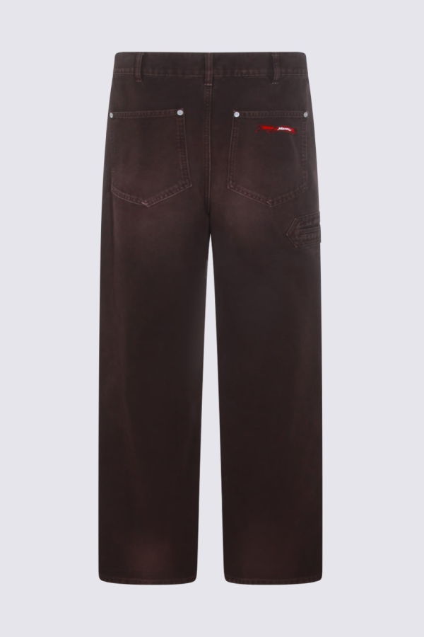 Marni Cocoa Cotton Pants - Brown