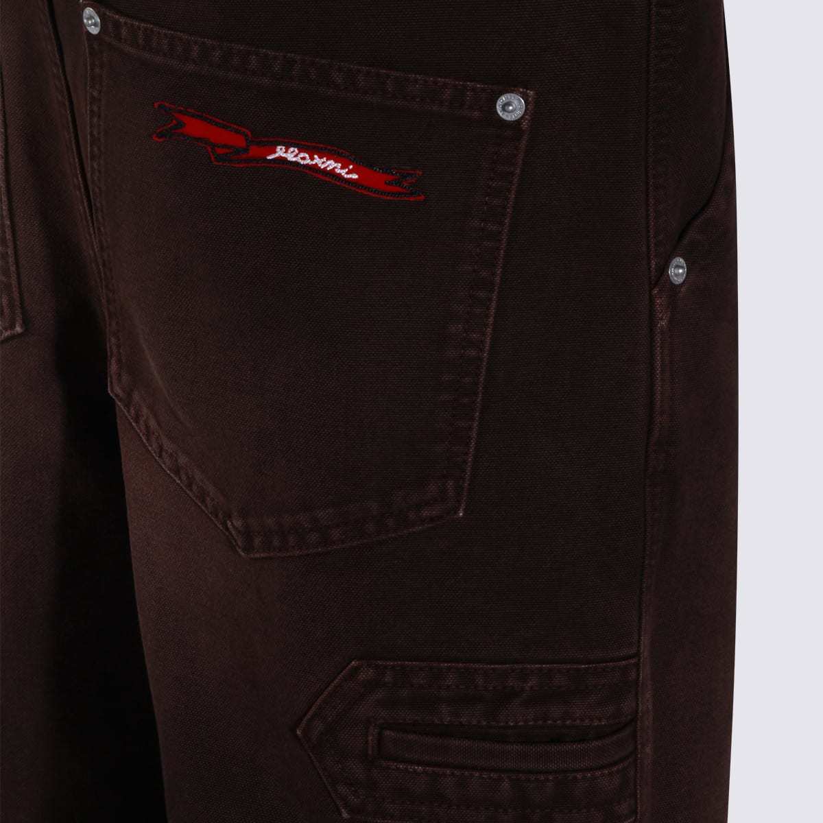 Marni Cocoa Cotton Pants - Brown - Image 4 of 4