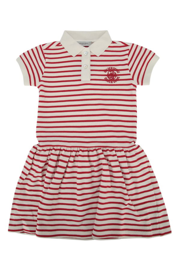 KIDS Golden Goose Golden Girls Polo Dress Dress - Articwolfred