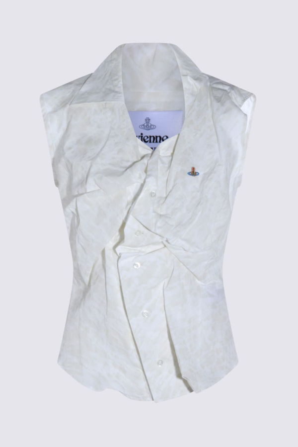 Vivienne Westwood Cotton Shirt - Stained White
