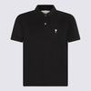 Ami Alexandre Mattiussi Ami De Coeur Polo Shirt - Black - Thumbnail 1