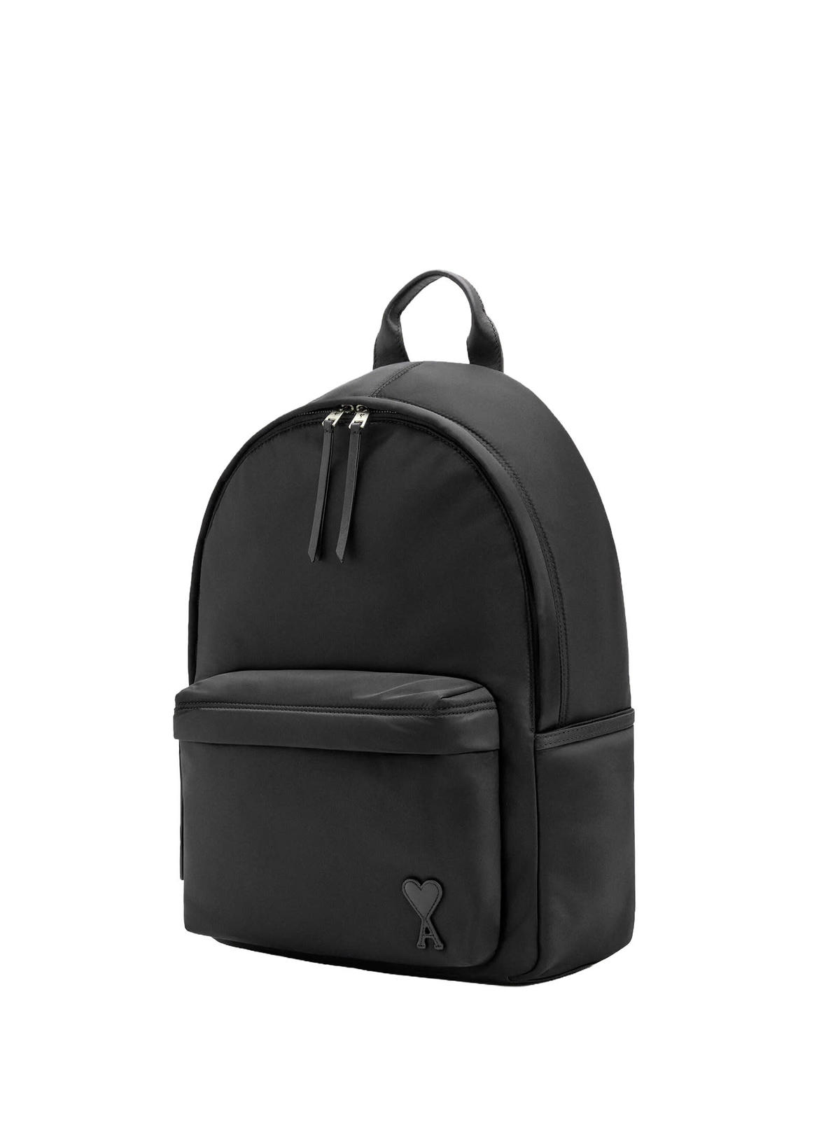 Ami Alexandre Mattiussi Ami Bags Backpack - Black - Image 2 of 3