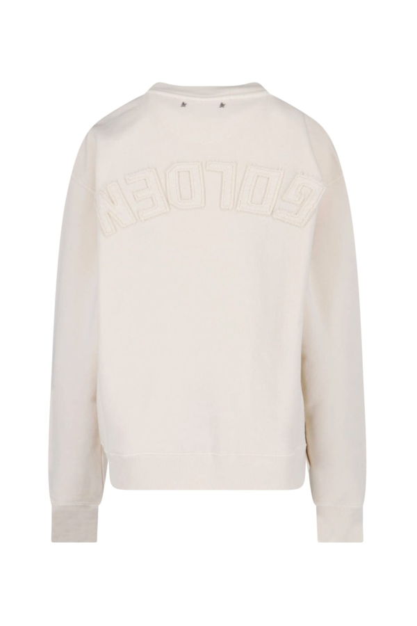 Golden Goose Logo Sweatshirt - White