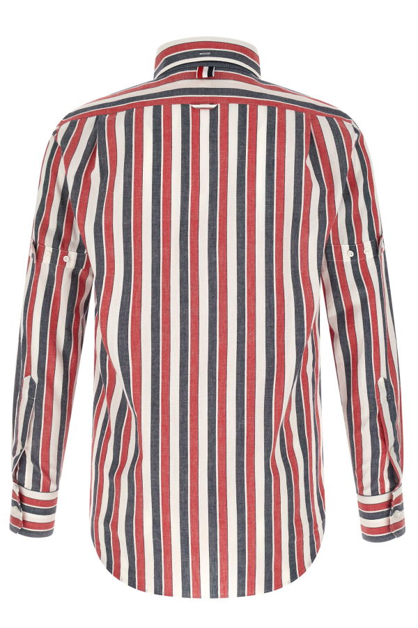 thom browne Madras Cotton Shirt - Multicolor