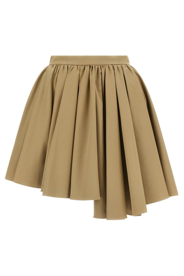 Self-Portrait Asymmetrical Skirt - Beige