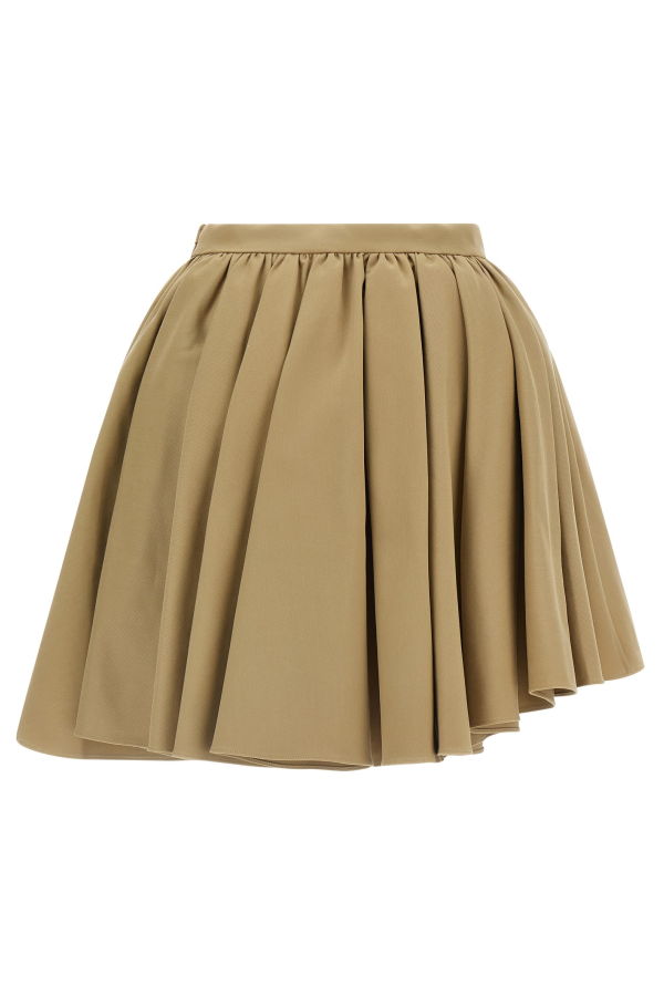 Self-Portrait Asymmetrical Skirt - Beige