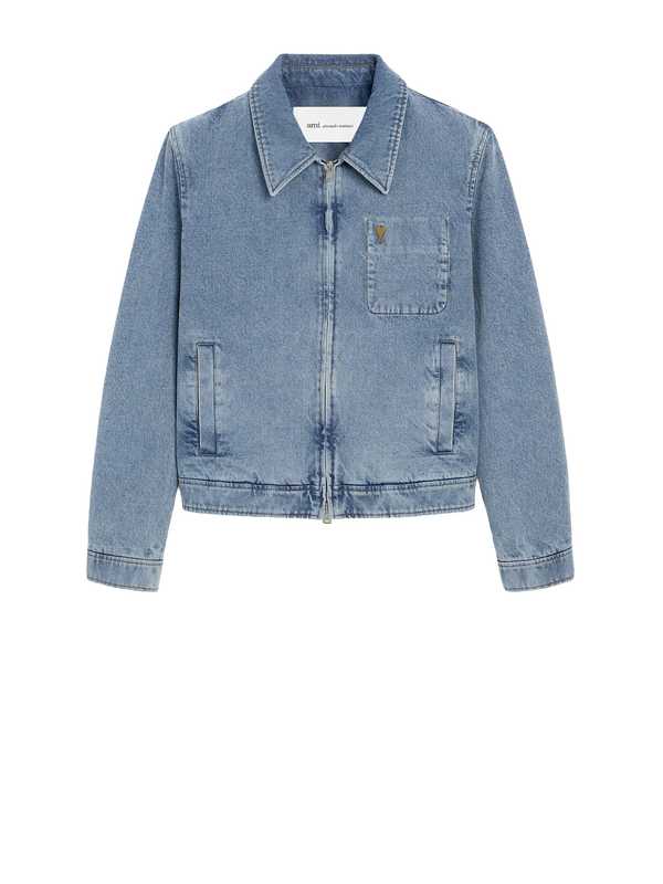 Ami Alexandre Mattiussi Ami Shirt - Bleu Used