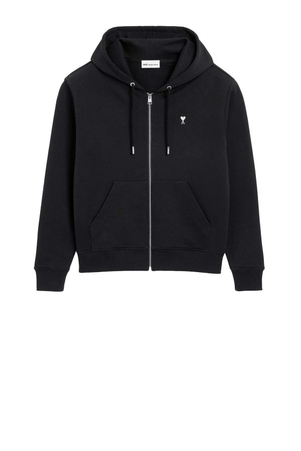 Ami Alexandre Mattiussi Ami Sweaters Sweater - Noir Blanc Creme