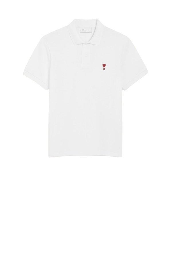 Ami Alexandre Mattiussi Ami T-Shirts And Polos Polo Shirt - White