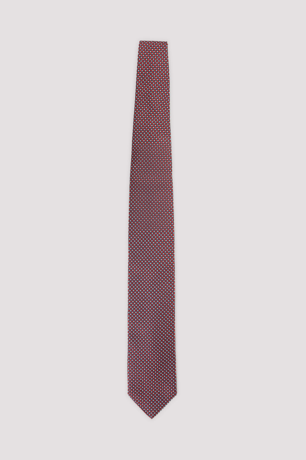 Lanvin Circle Dot Tie - Red