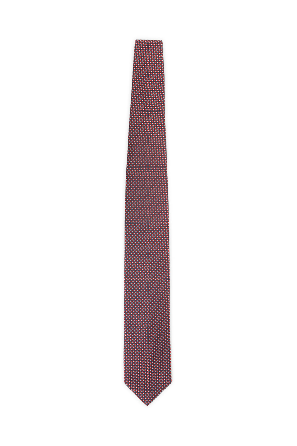 Lanvin Circle Dot Tie - Red