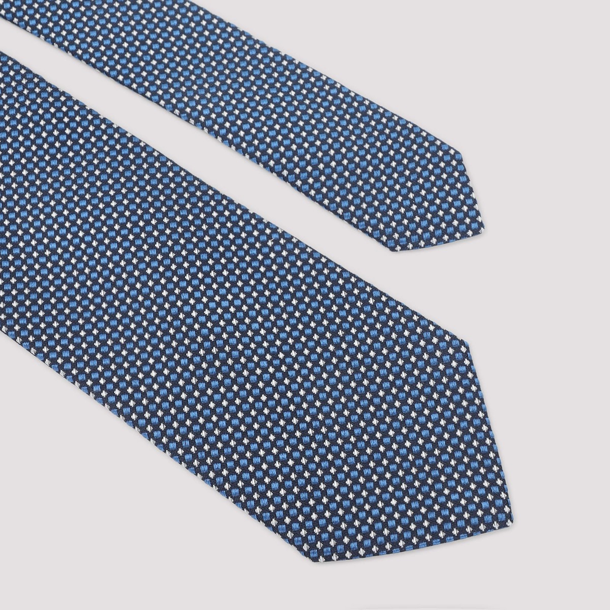 Lanvin Circle Dot Tie - Lanvin Blue - Image 4 of 4