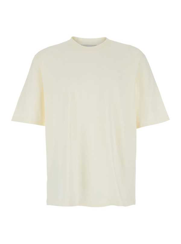 Ami Alexandre Mattiussi Quota Small Embossed Ami De Coeur Tee - White