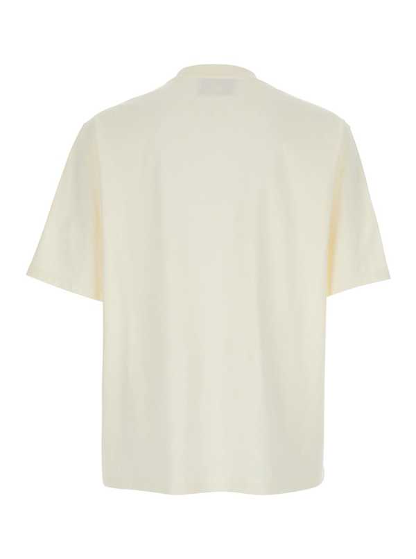 Ami Alexandre Mattiussi Quota Small Embossed Ami De Coeur Tee - White