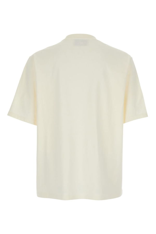 Ami Alexandre Mattiussi Quota Small Embossed Ami De Coeur Tee - White