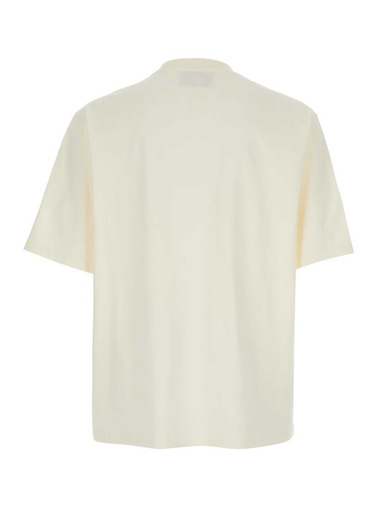 Ami Alexandre Mattiussi Quota Small Embossed Ami De Coeur Tee - White - Image 2 of 3