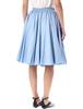 Ami Alexandre Mattiussi Ami Paris Cotton Midi Corolla Skirt - Light Blue - Thumbnail 2
