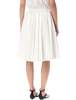 Ami Alexandre Mattiussi Ami Paris Cotton Midi Corolla Skirt - White - Thumbnail 2