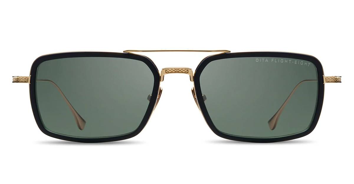 DITA Flight.008 Sunglasses - Matte Black/Gold - Image 1 of 3