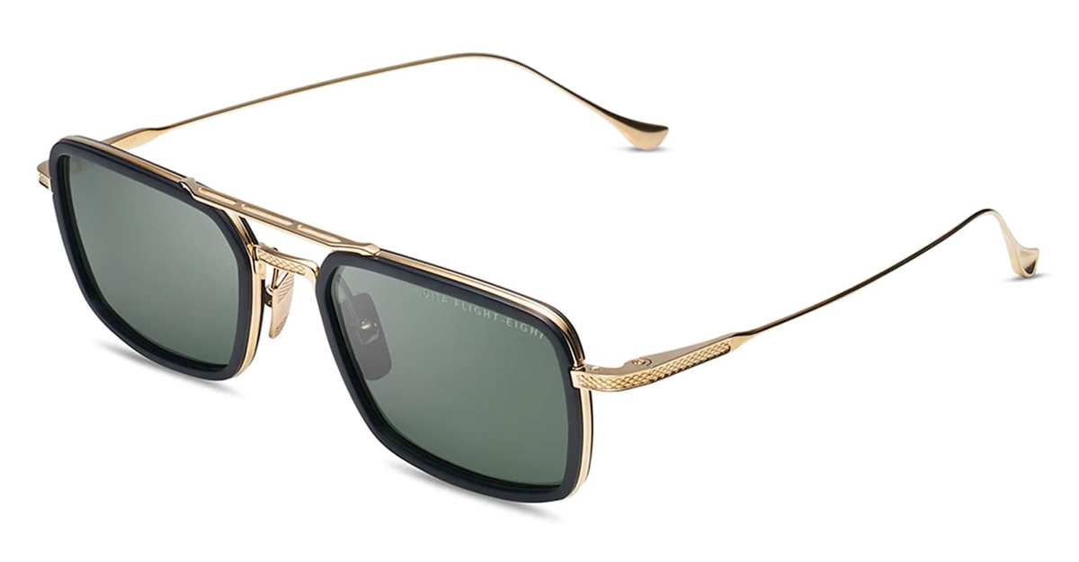 DITA Flight.008 Sunglasses - Matte Black/Gold - Image 2 of 3