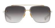 DITA Mach-Six Sunglasses - Matte White/Yellow Gold - Thumbnail 1