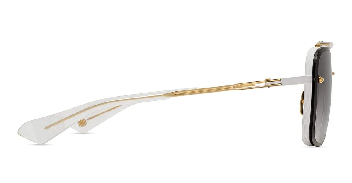 DITA Mach-Six Sunglasses - Matte White/Yellow Gold - Image 3 of 3