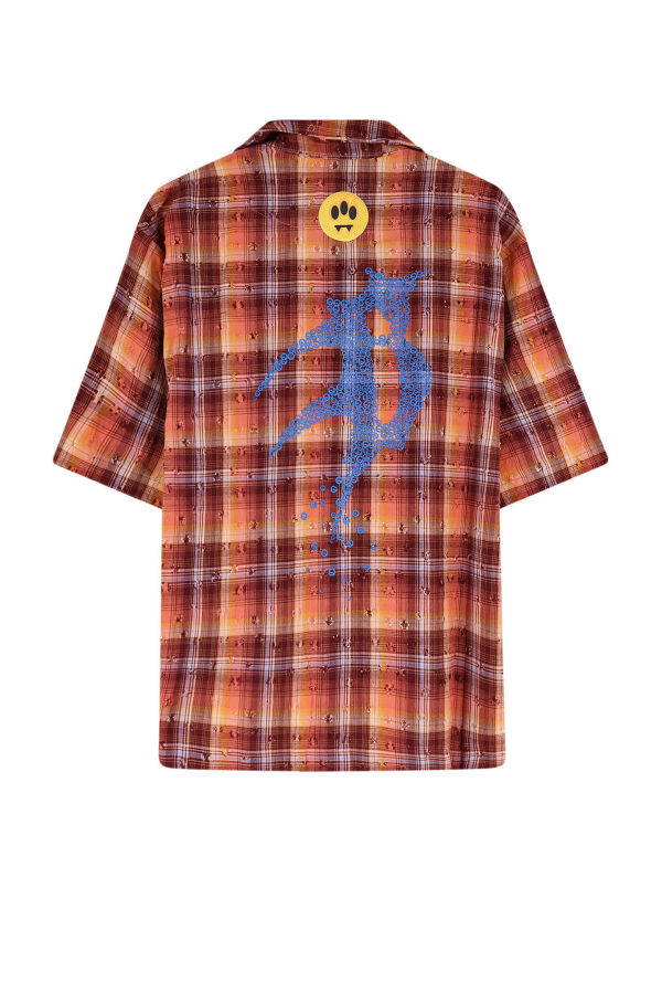 Barrow Used Effect Cotton Shirt - MultiColour