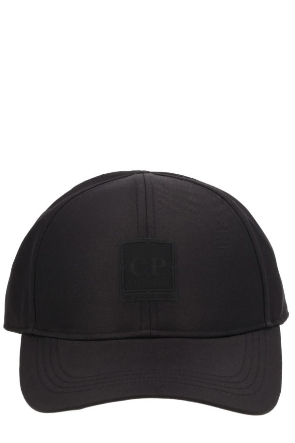 C.P. Company Baseball Hat With Logo - Black