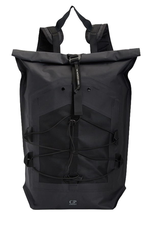 C.P. Company Backpack With Logo - Black