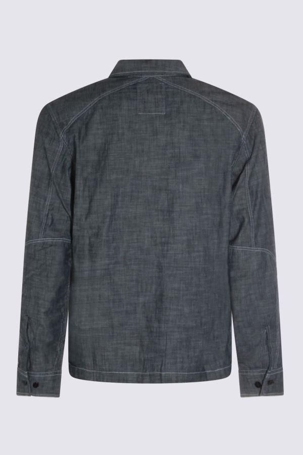 C.P. Company Indigo Cotton Shirt - Blue