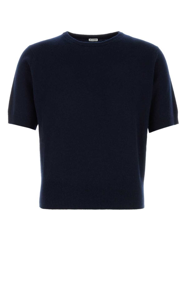 Jil Sander Midnight Blue Wool Blend Sweater - Ink