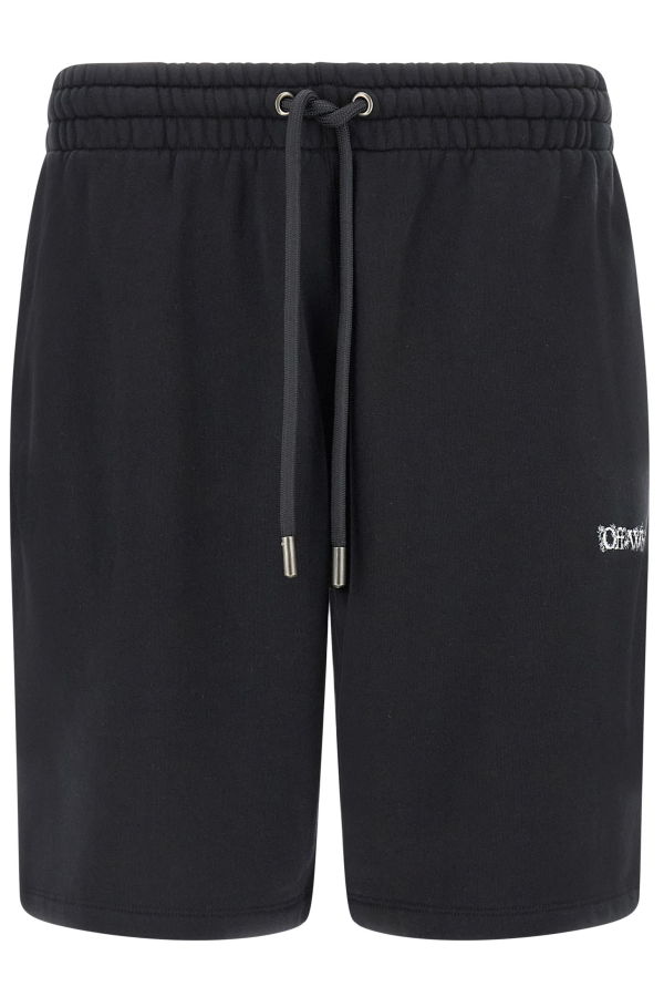 Off-White Heraldic Arrow Bermuda Shorts - Black