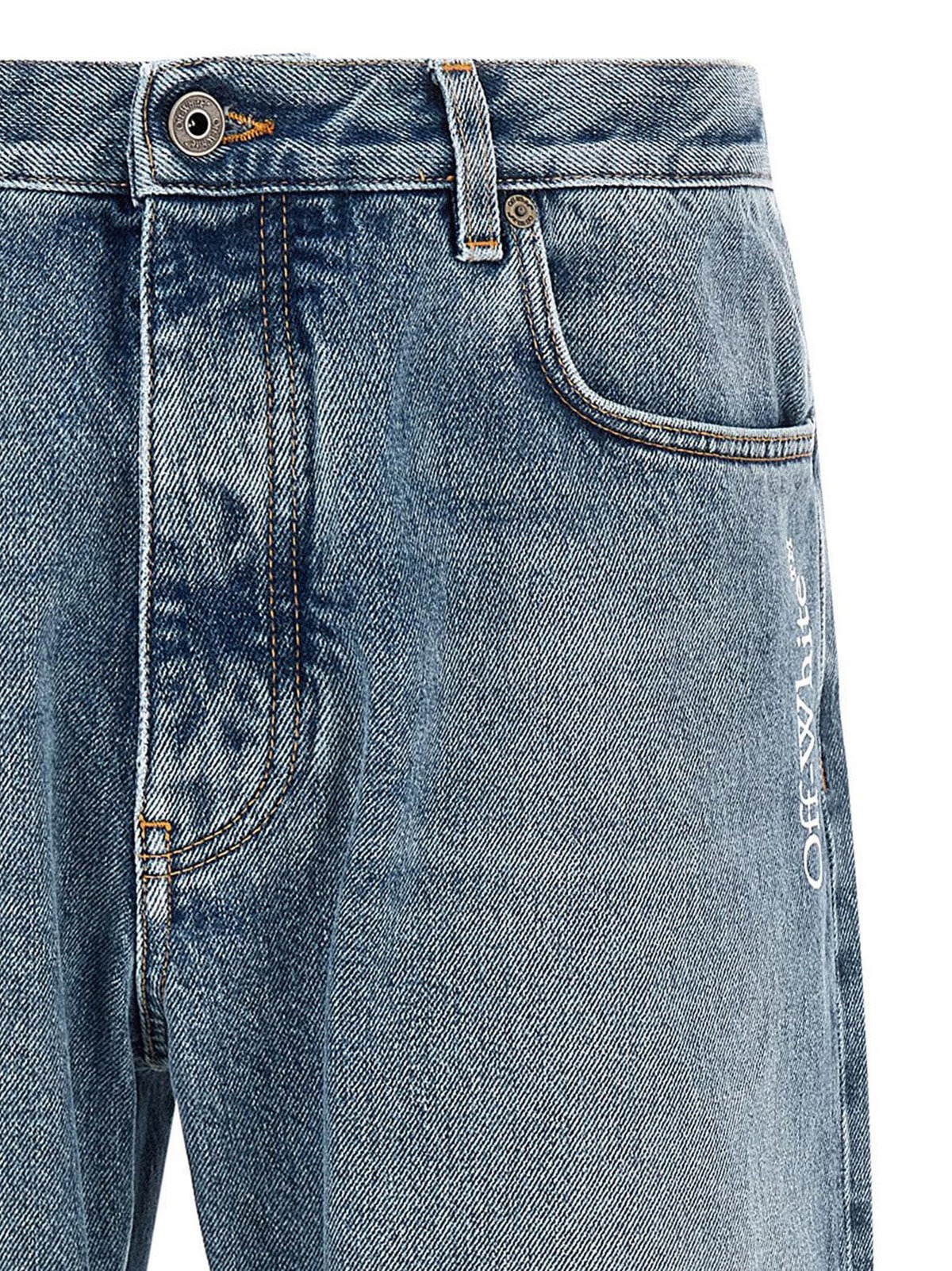 Off-White Half Arrow Jeans - Light Blue - Image 3 of 4