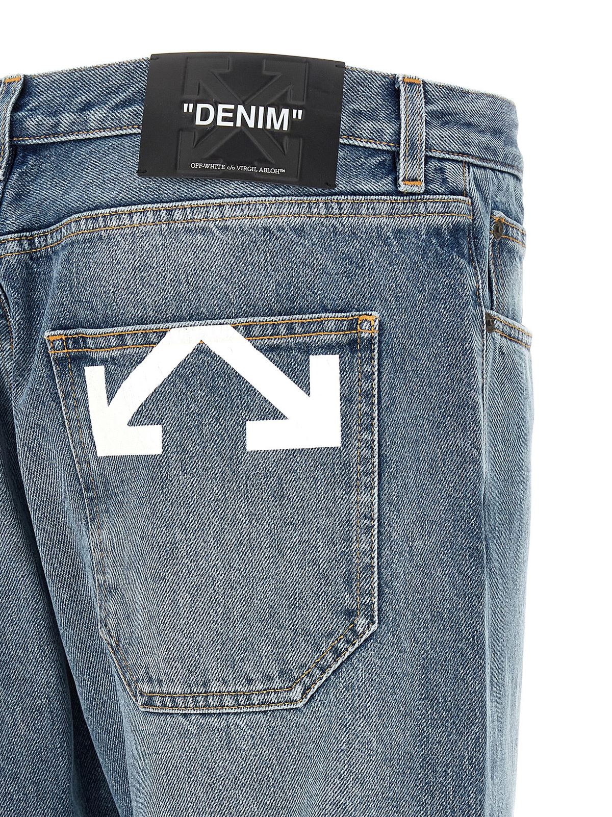 Off-White Half Arrow Jeans - Light Blue - Image 4 of 4