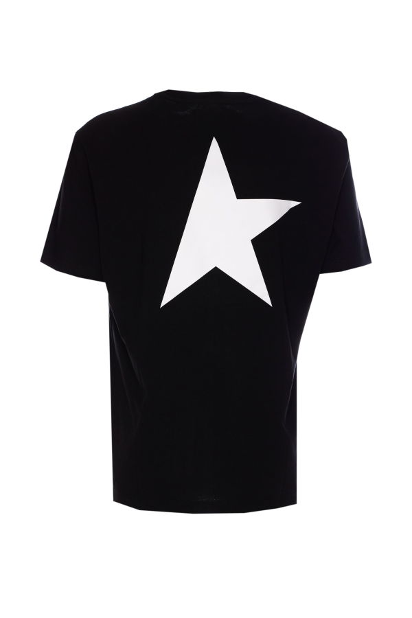 Golden Goose Big Star Logo T-Shirt - Black