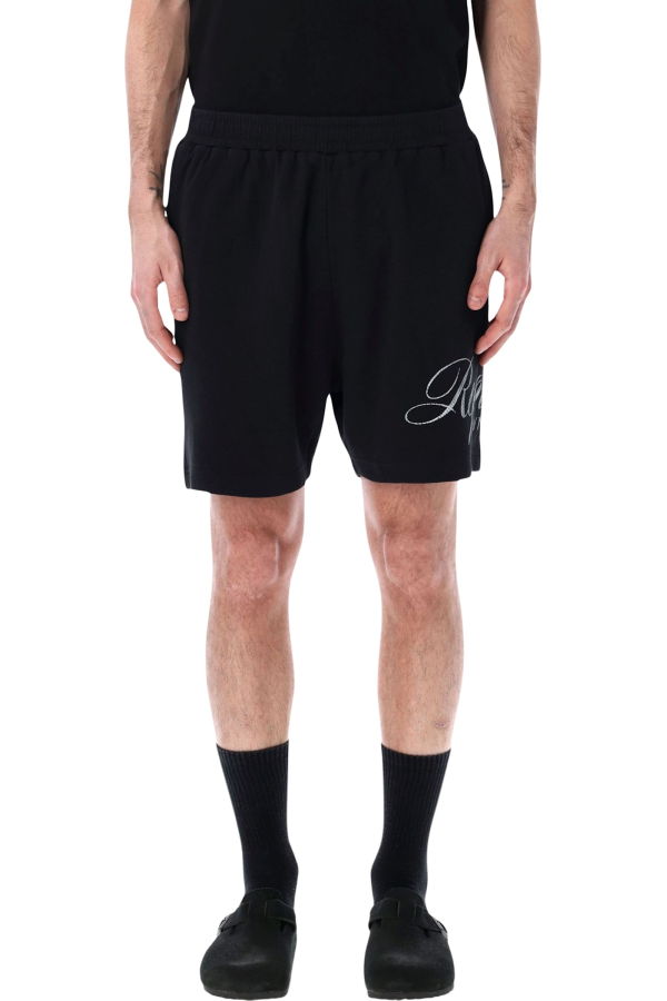 Represent Owners Club Script Mesh Shorts - Black
