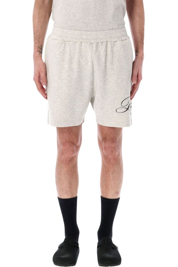 Represent Owners Club Script Shorts - Cream Marl