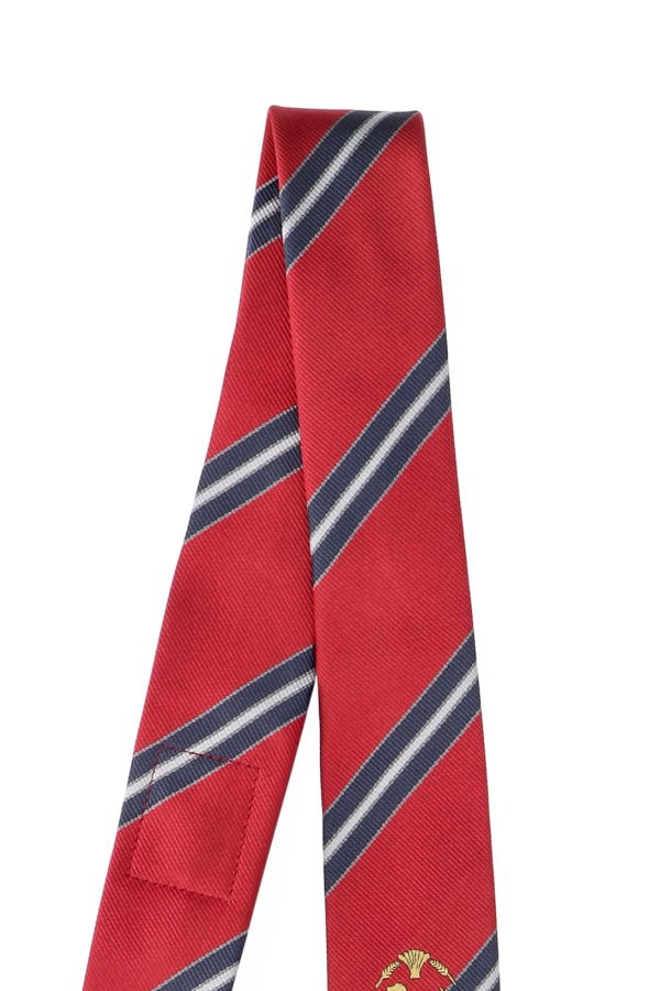 thom browne Striped Tie - Red