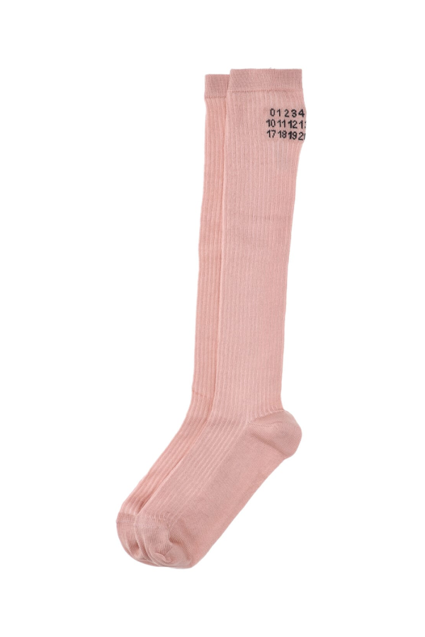 MM6 Maison Margiela Numeric Socks - Pink
