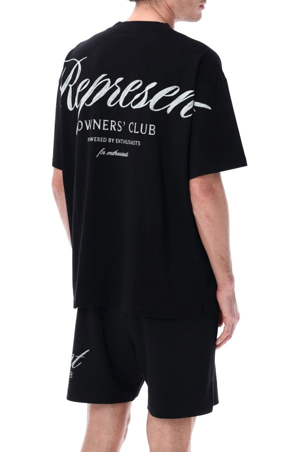 Represent Owners Club Script T-Shirt - Black