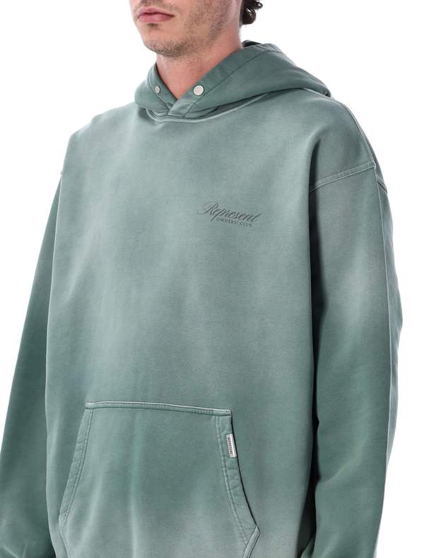 Represent Owners Club Script Hoodie - Vintage Green