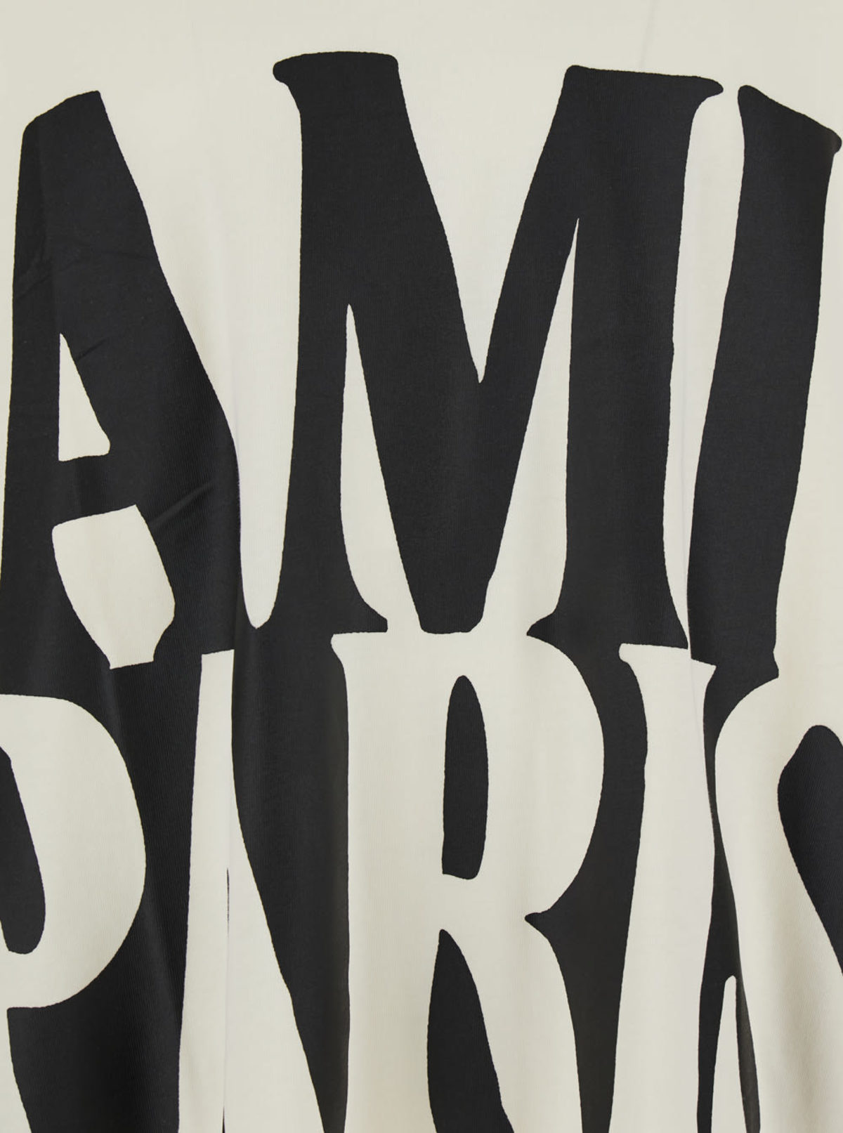 Ami Alexandre Mattiussi Oversize Short Sleeve T-Shirt with Ami Paris Print - White - Image 3 of 3