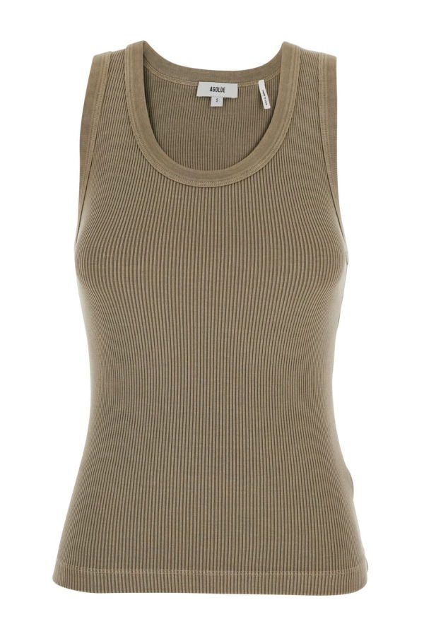 AGOLDE Poppy Tank Top - Green