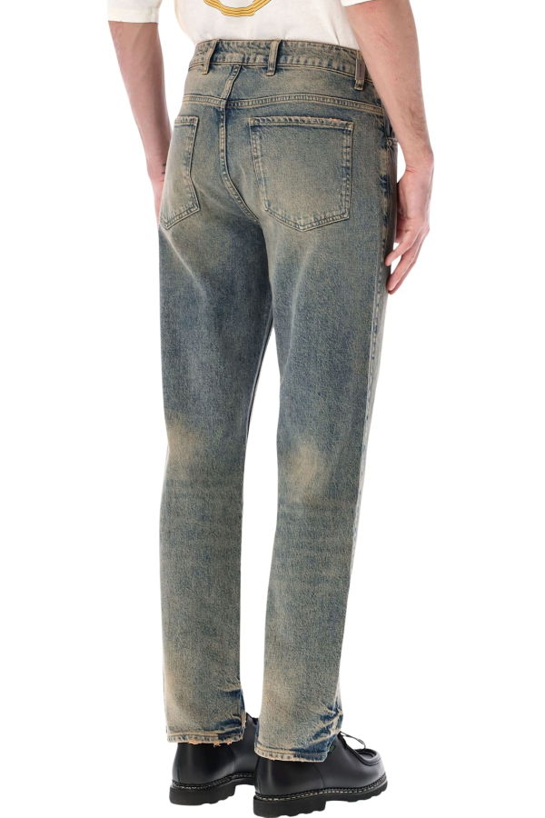 Represent R2 Straight Leg Denim Jeans - Blue Cream